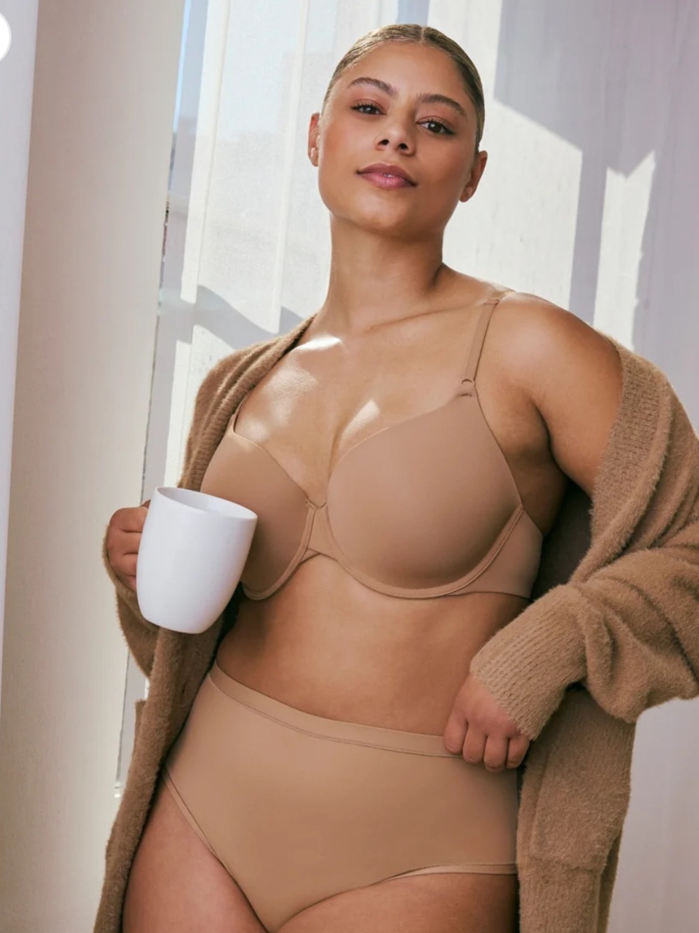 Harper Wilde Tan T-Shirt Bra with Light Padding - Women's Intimates